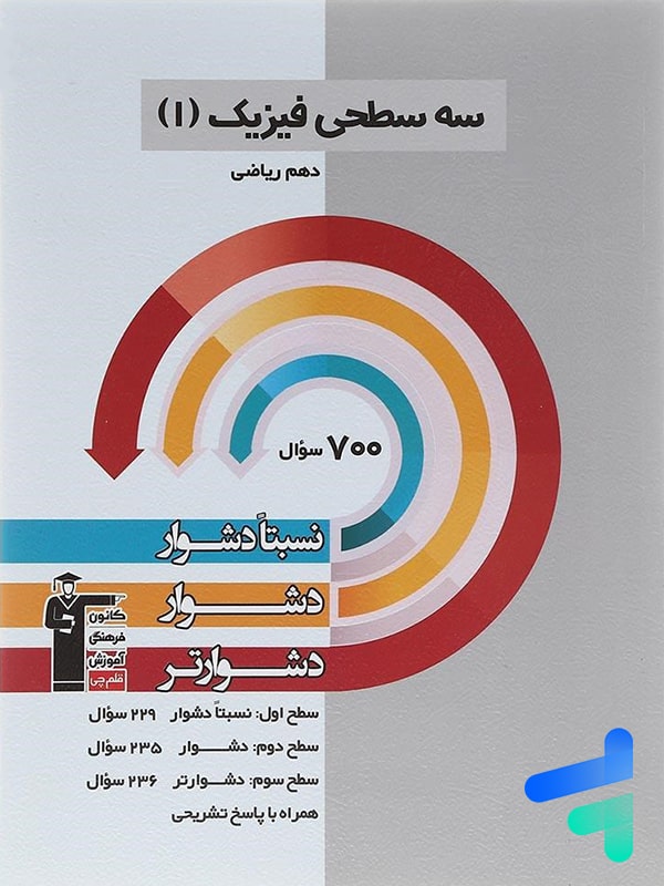 سه سطحی فیزیک دهم رشته ریاضی قلم چی - پایتخت کتاب